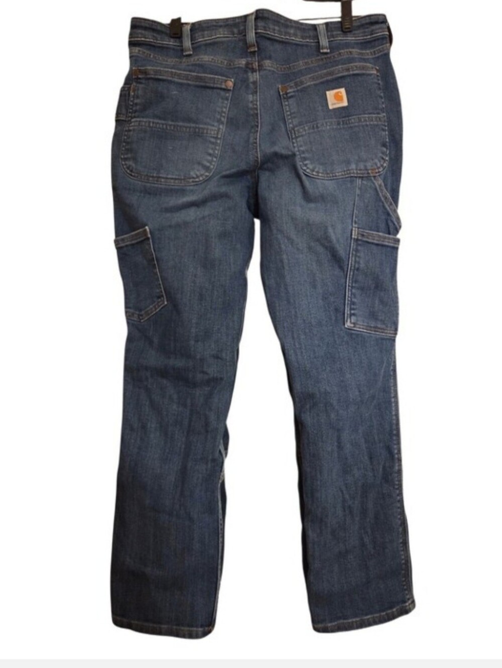 Carhartt Relaxed Fit Double Front Carpenter Style Straight Leg Jeans Size 12 S - Picture 4 of 6